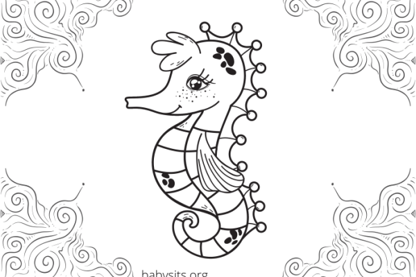 Printable sea animals coloring pages