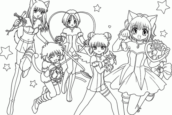 Free printable coloring pages anime