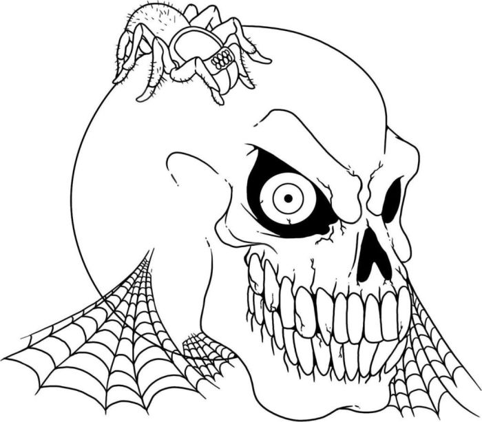 Scary animals coloring pages