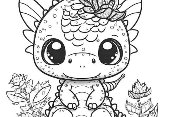 Coloring pages of cute animals