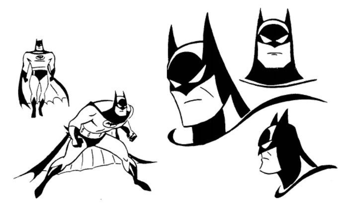 Batman the animated series coloring pages