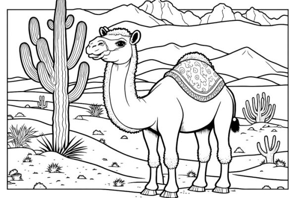 Desert animal coloring sheets