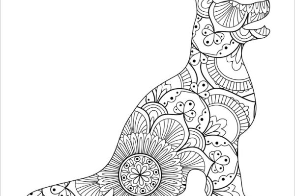 Animal mandala coloring pages