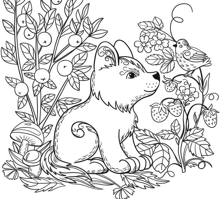 Wild animals coloring pages printable