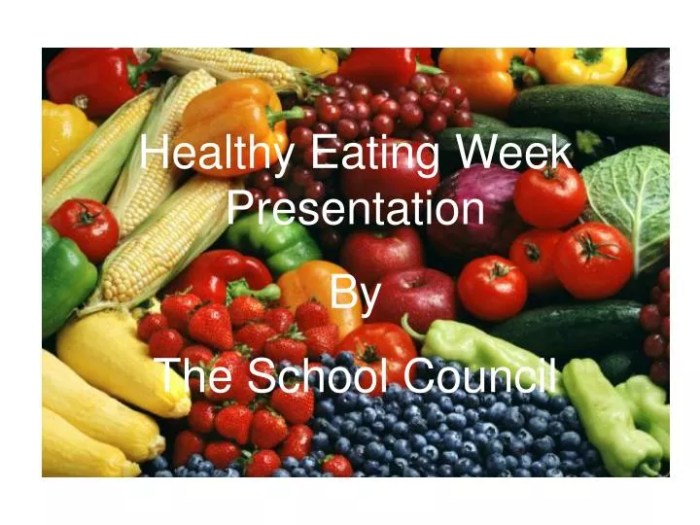 Healthy eating presentation ppt unit powerpoint foods giving