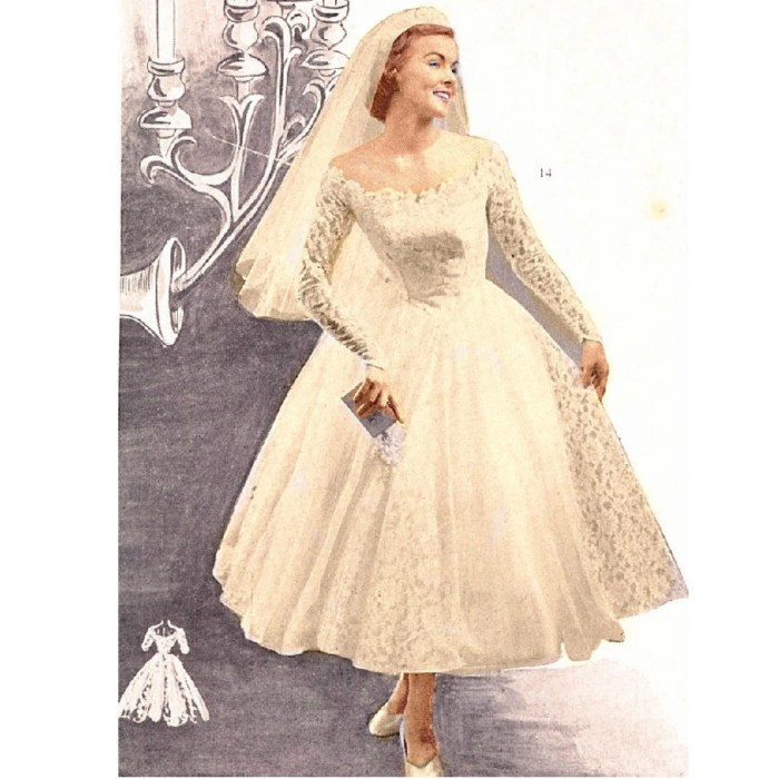 Wedding dress 50s inspired